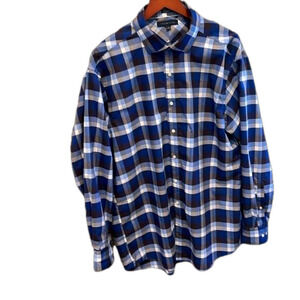 Tommy Hilfiger Sz 18/34 multi checkered long sleeve button down shirt